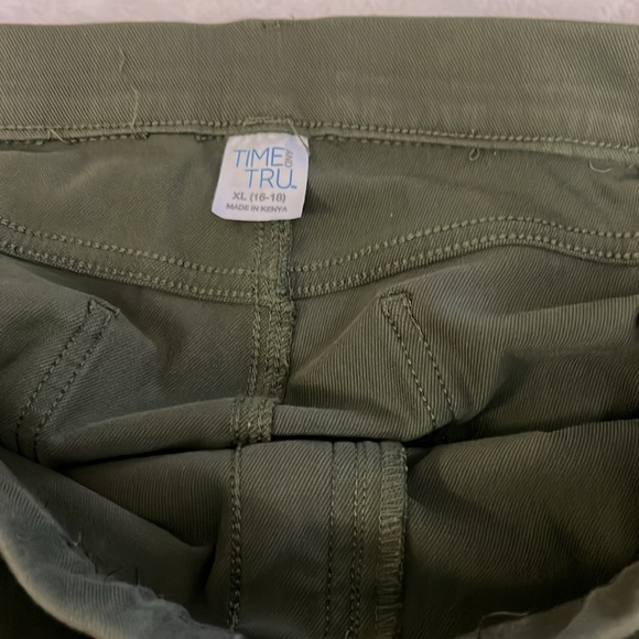 TIME And TRU Women's Green Pull on Skinny Jegging/Pants XL Elastic Stretch - Picture 5 of 5